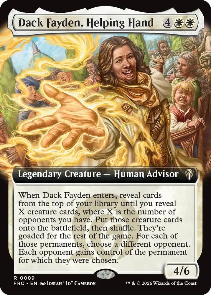 Dack Fayden, Helping Hand (Extended Art) (089) - Commander: Reality Fracture