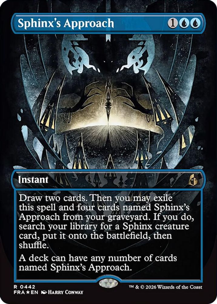 Sphinx's Approach (Borderless) (FRA-442) - Reality Fracture Foil