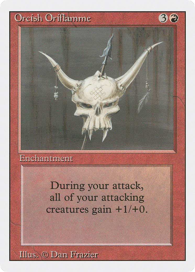 Orcish Oriflamme (3ED-169) - Revised Edition