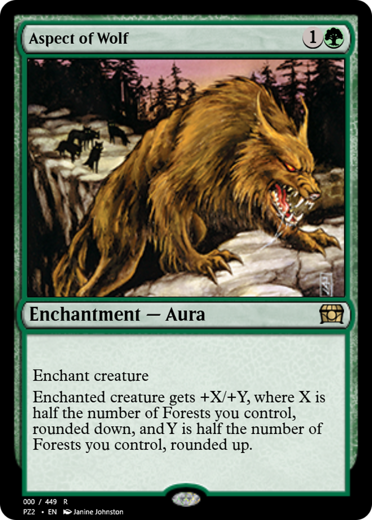 Aspect of Wolf (PZ2-65819) - Treasure Chest Foil