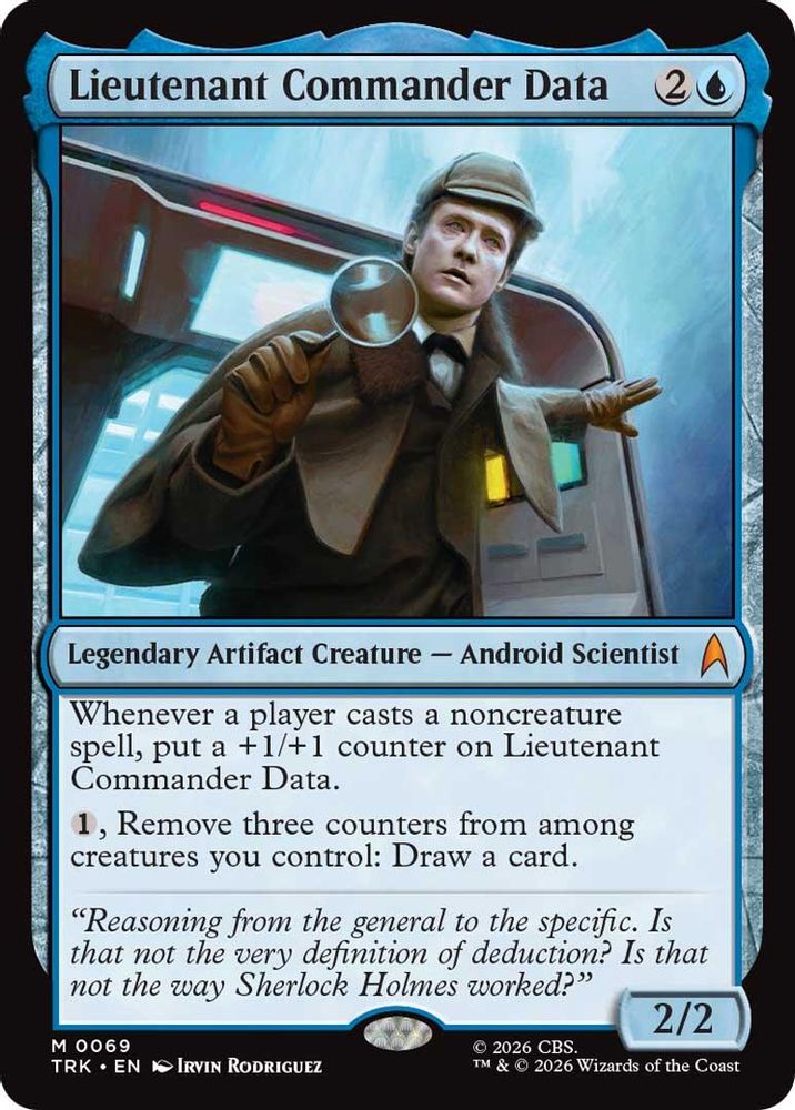 Lieutenant Commander Data (TRK-069) - Star Trek Foil