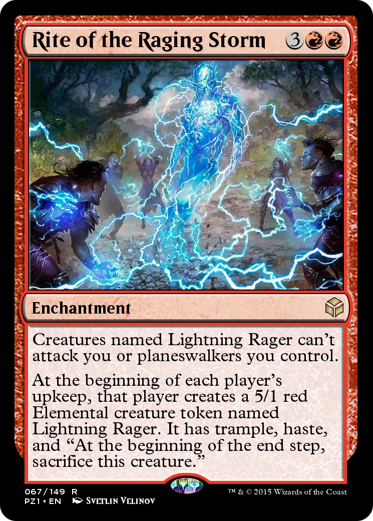 Rite of the Raging Storm (PZ1-067) - Legendary Cube Prize Pack