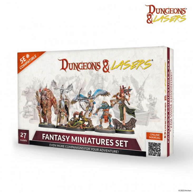 Dungeon And Lasers - Fantasy Miniatures Set