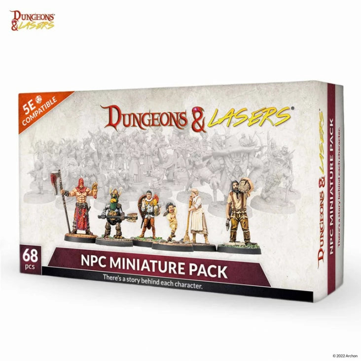 Dungeon And Lasers - NPC Miniature Pack