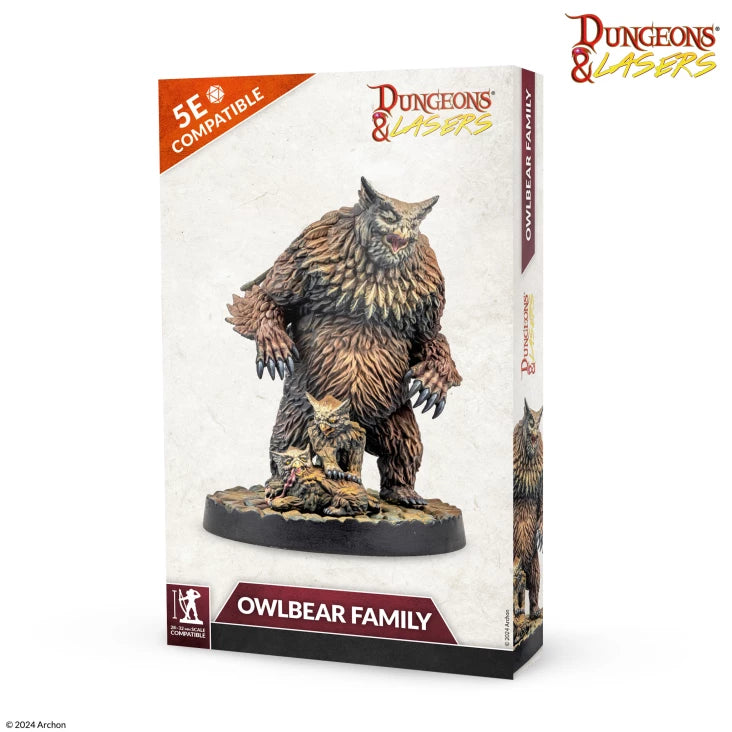 Dungeon And Lasers - Owlbear Family