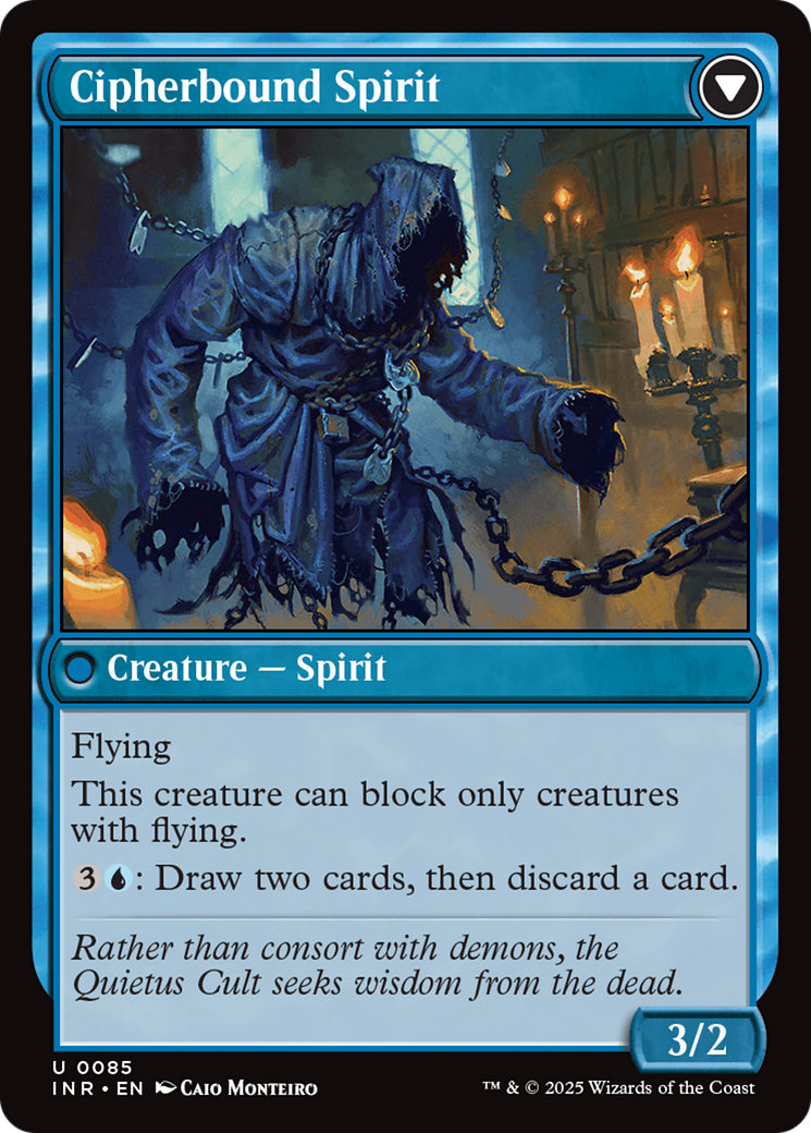 Soulcipher Board // Cipherbound Spirit (INR-085) - Innistrad Remastered Foil