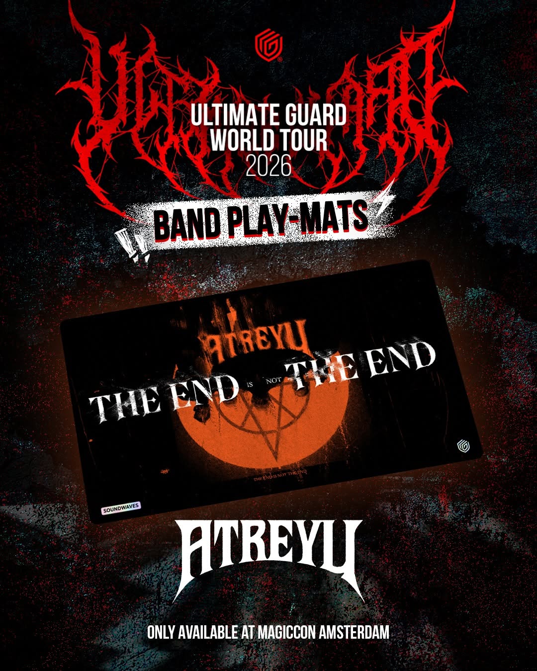 Ultimate Guard Band Mats - MagicCon Amsterdam 2026 - Atreyu