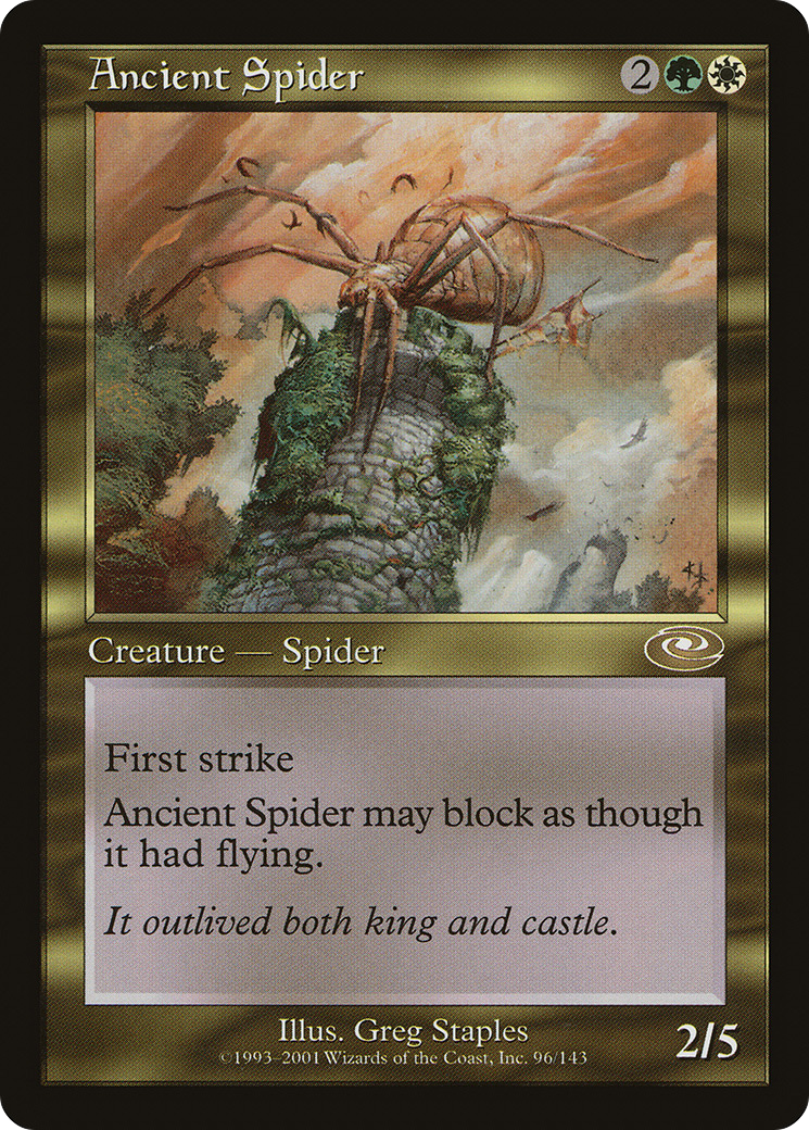 Ancient Spider (PLS-096) - Planeshift Foil