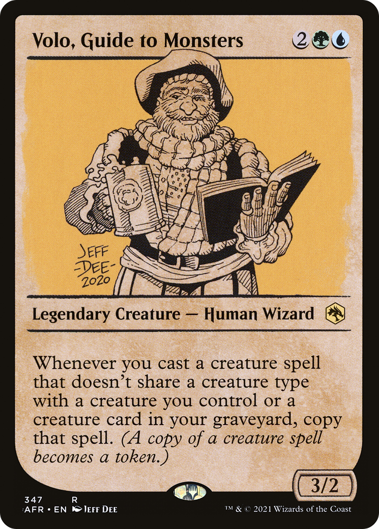 Volo, Guide to Monsters (Showcase) (AFR-347) - Adventures in the Forgotten Realms: (Showcase)