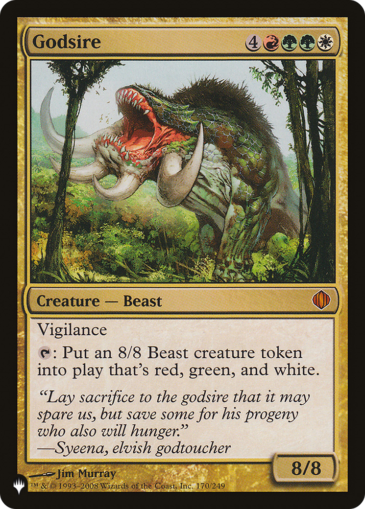 Godsire (LIST-170/249) - The List
