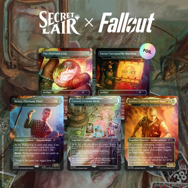 Magic the Gathering - Secret Lair x Fallout - Welcome to New Vegas - Traditional Foil