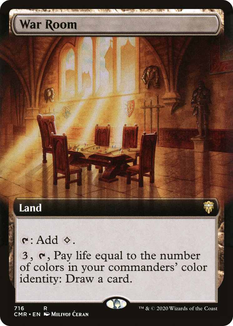 War Room (Extended Art) (CMR-716) - Commander Legends: (Extended Art) Foil