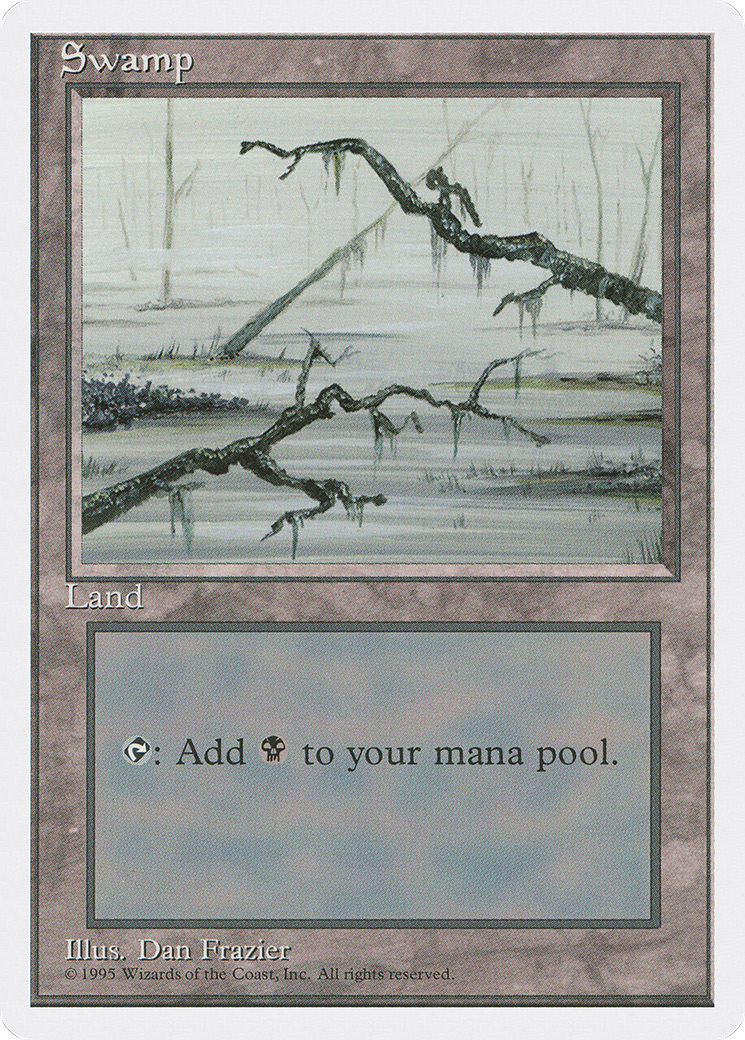 Swamp (C) (4ED-191) - Fourth Edition