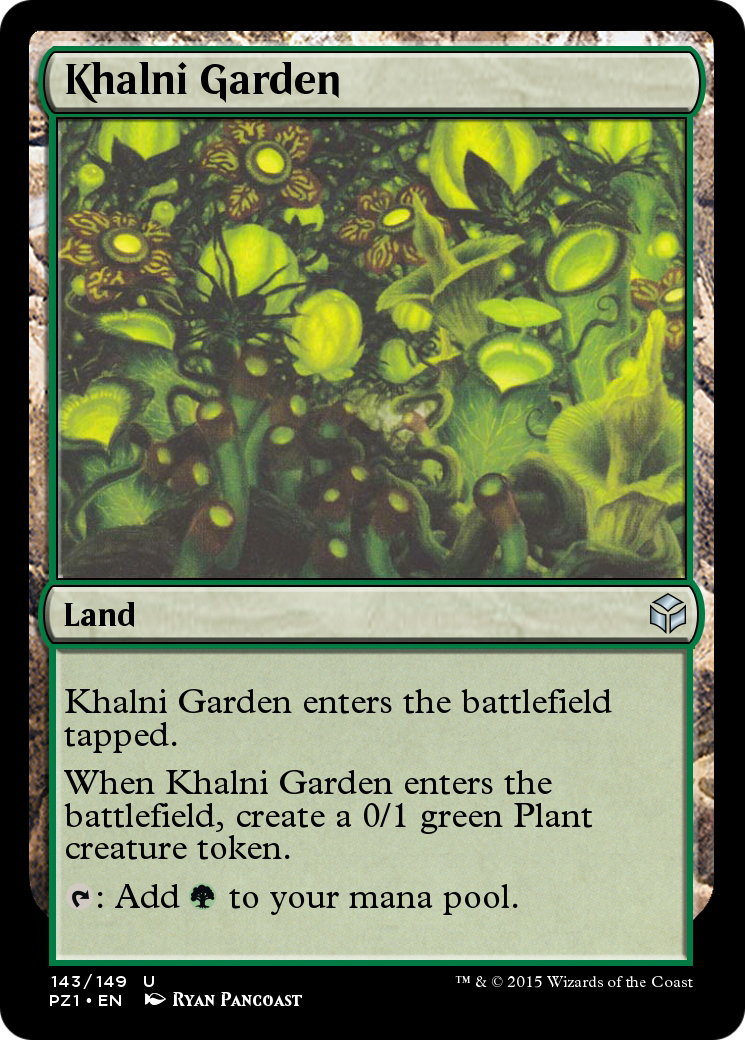 Khalni Garden (PZ1-143) - Legendary Cube Prize Pack