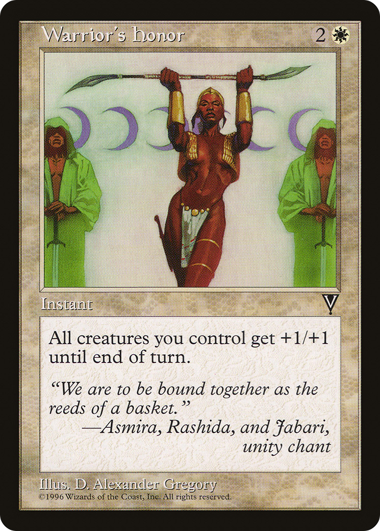 Warrior's Honor (VIS-24) - Visions