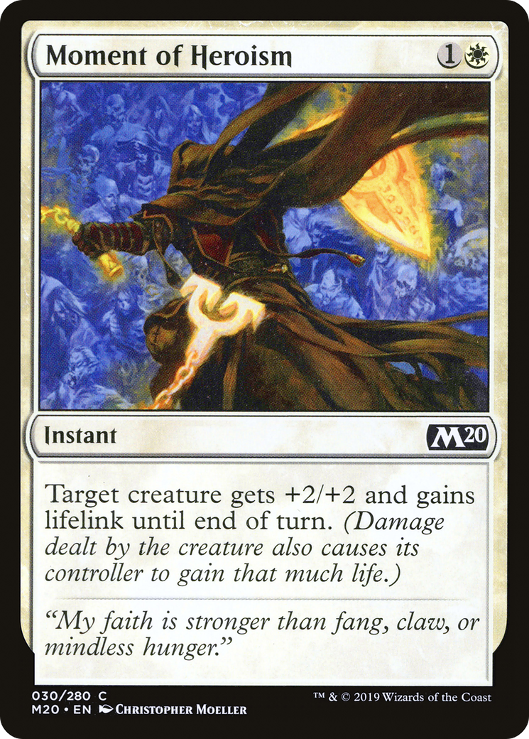Moment of Heroism (M20-030) - Core Set 2020 Foil