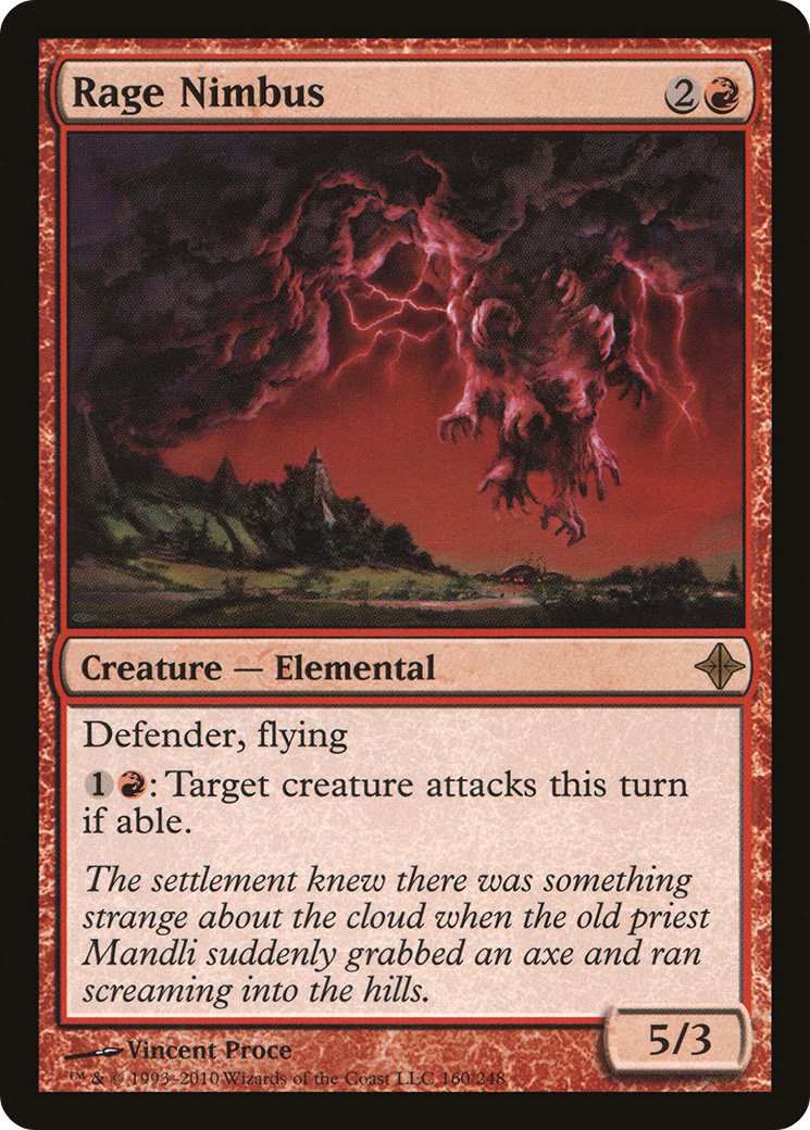 Rage Nimbus (ROE-160) - Rise of the Eldrazi Foil