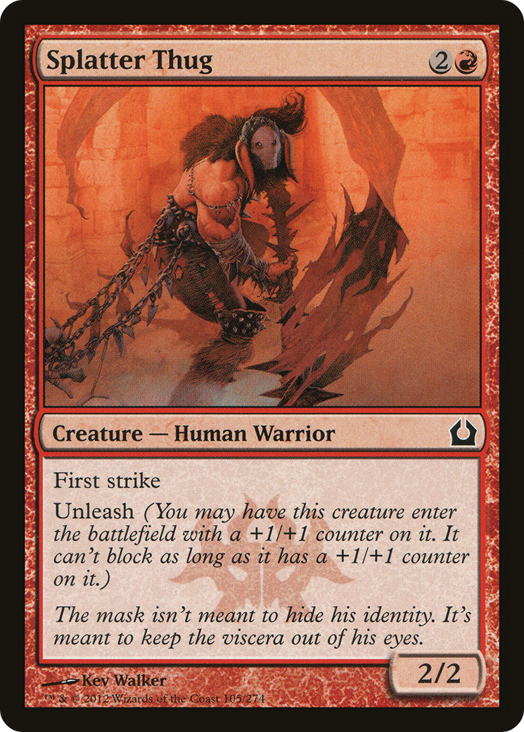 Splatter Thug (RTR-105) - Return to Ravnica Foil