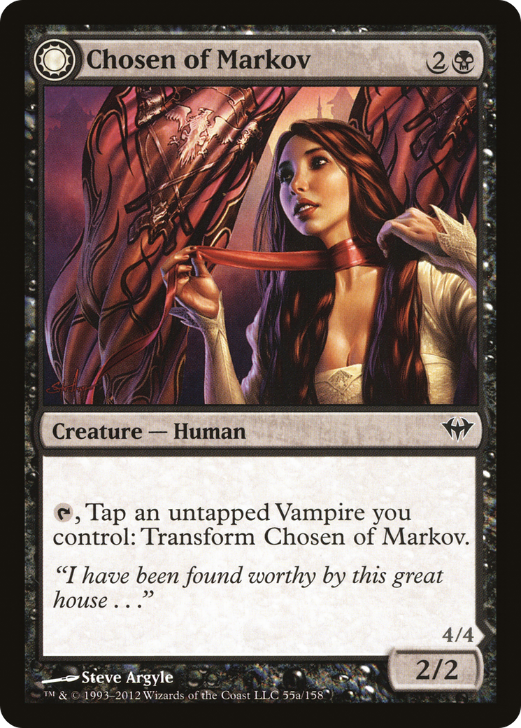 Chosen of Markov (DKA-055) - Dark Ascension Foil