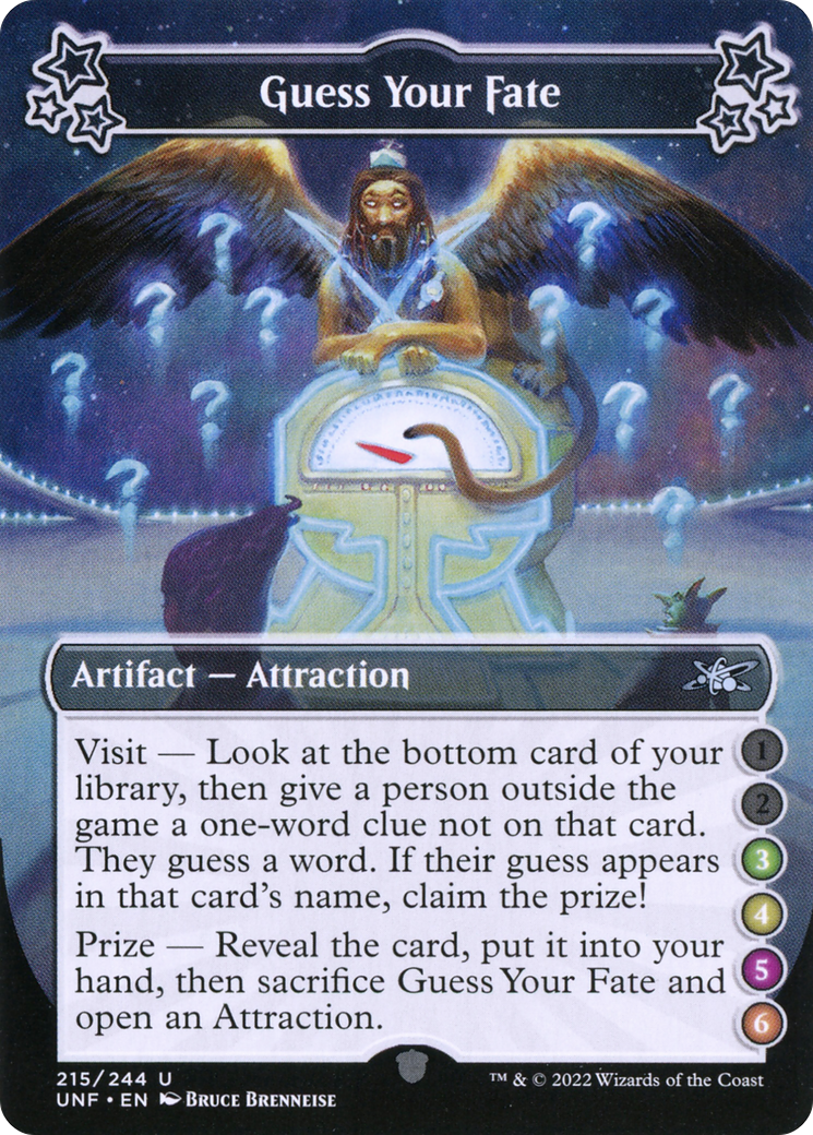 Guess Your Fate (3-4-5-6) (UNF-215D) - Unfinity Foil