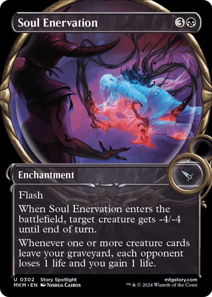 Soul Enervation (Showcase) (MKM-302) - Murders at Karlov Manor: (Showcase)