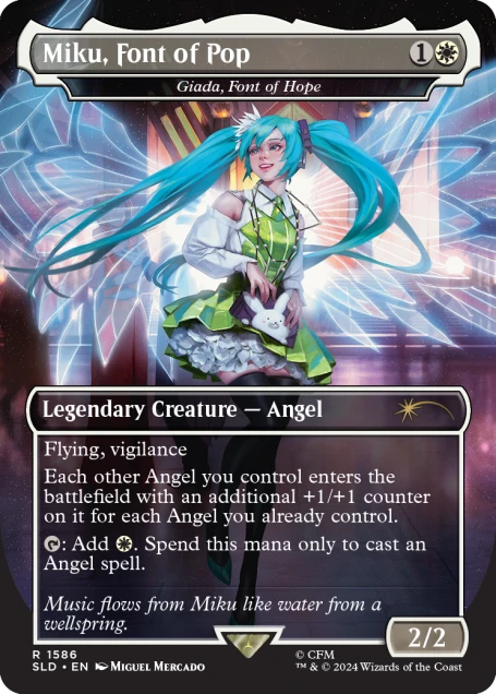 Magic the Gathering - Secret Lair x Hatsune Miku - Winter Diva - Non Foil