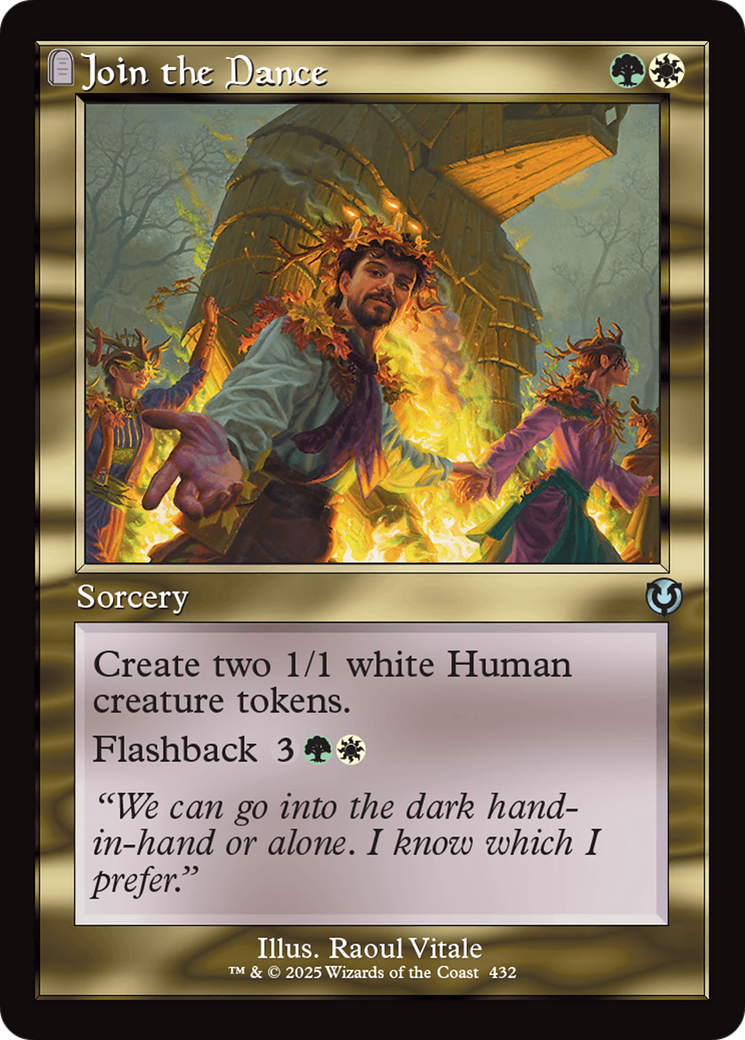 Join the Dance (INR-432) - Innistrad Remastered: (tombstone) Foil