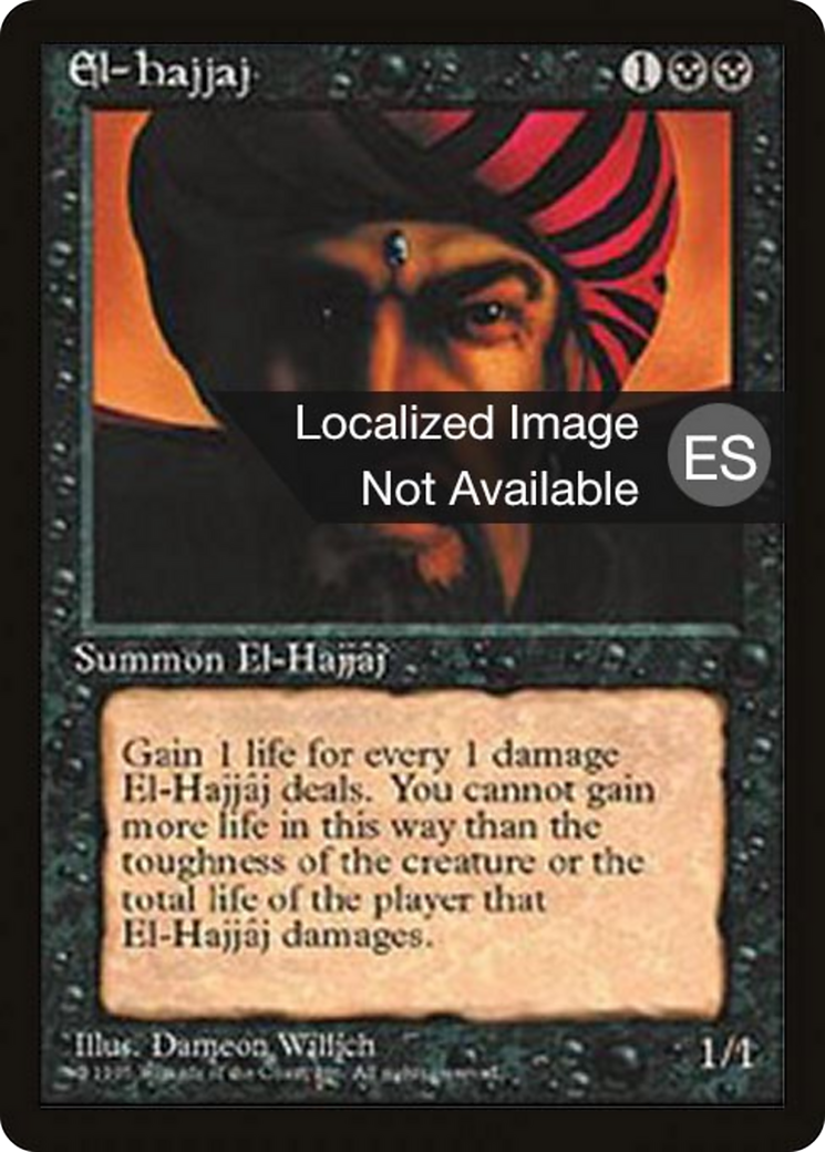 El-Hajjaj (4BB-134) - Fourth Edition Foreign Black Border