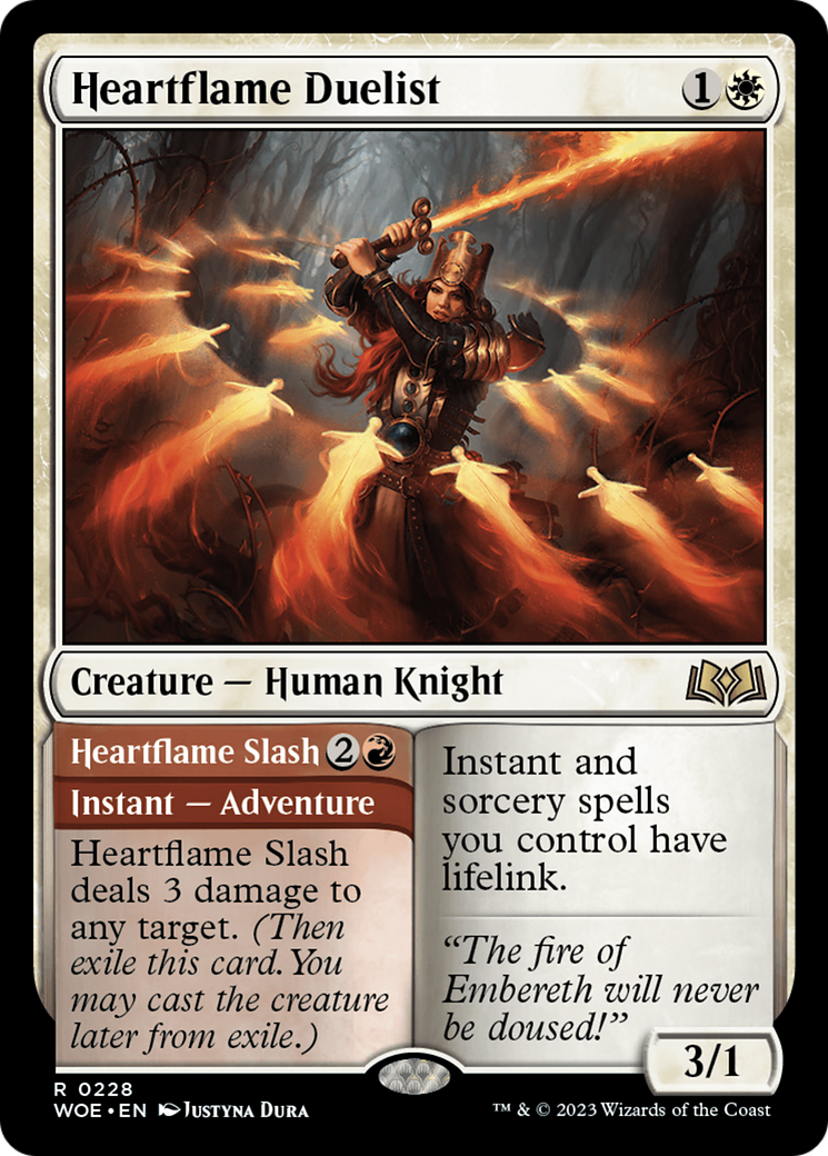 Heartflame Duelist (WOE-228) - Wilds of Eldraine
