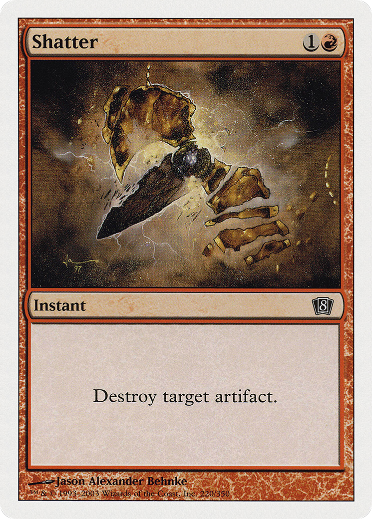 Shatter (8ED-220) - 8th Edition Foil