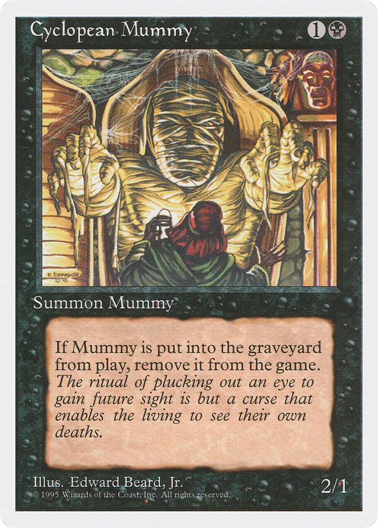Cyclopean Mummy (4ED-128) - Fourth Edition