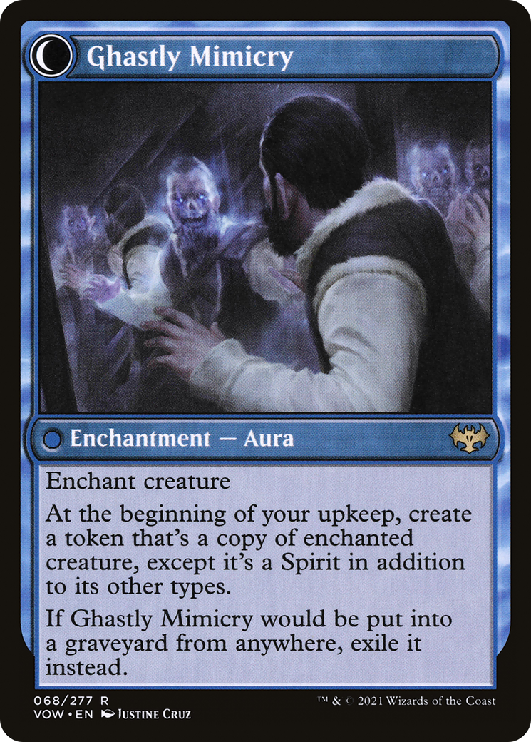 Mirrorhall Mimic (VOW-068) - Innistrad: Crimson Vow: (Double Faced Transform) Foil