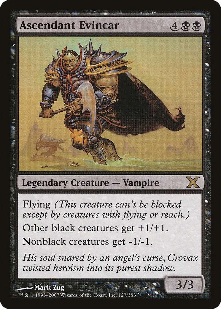 Ascendant Evincar (10E-127) - Tenth Edition