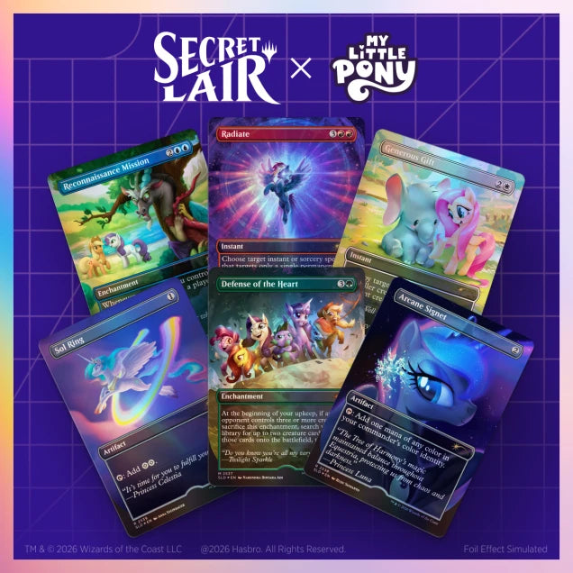 Magic the Gathering - Secret Lair x My Little Pony - Friendship Is Magic - Traditional Foil