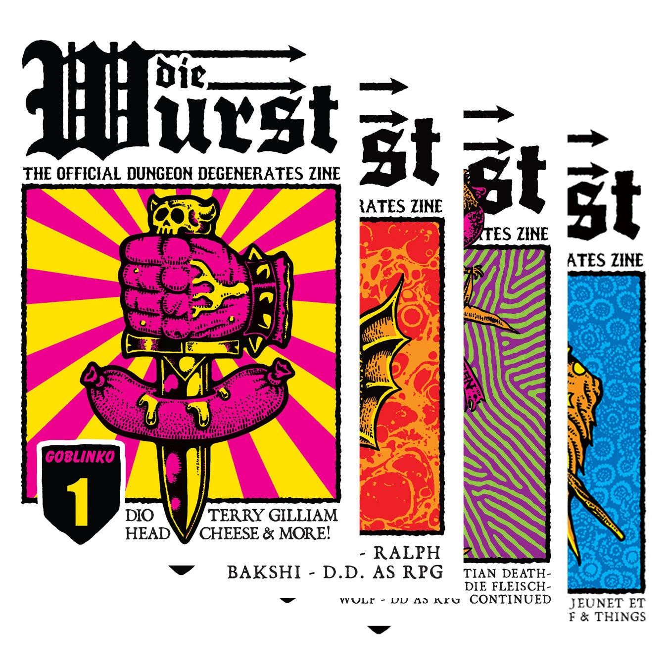 Die Wurst Zines 1-4
