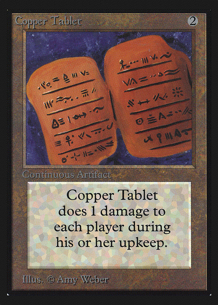 Copper Tablet (CE) (CED-239) - Collectors' Edition