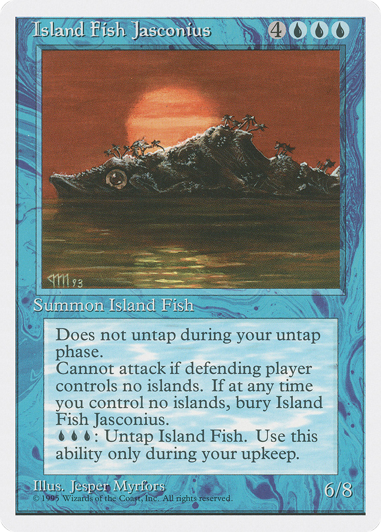 Island Fish Jasconius (4ED-78) - Fourth Edition