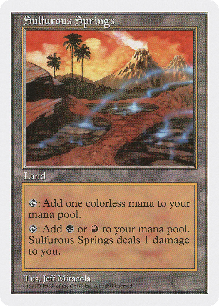 Sulfurous Springs (5ED-424) - Fifth Edition