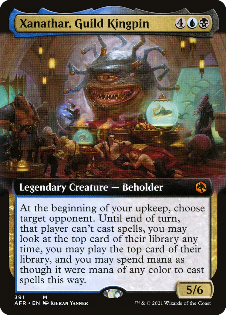 Xanathar, Guild Kingpin (Extended Art) (AFR-391) - Adventures in the Forgotten Realms: (Extended Art) Foil