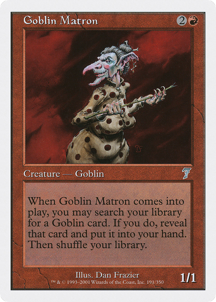 Goblin Matron (7ED-191) - 7th Edition Foil