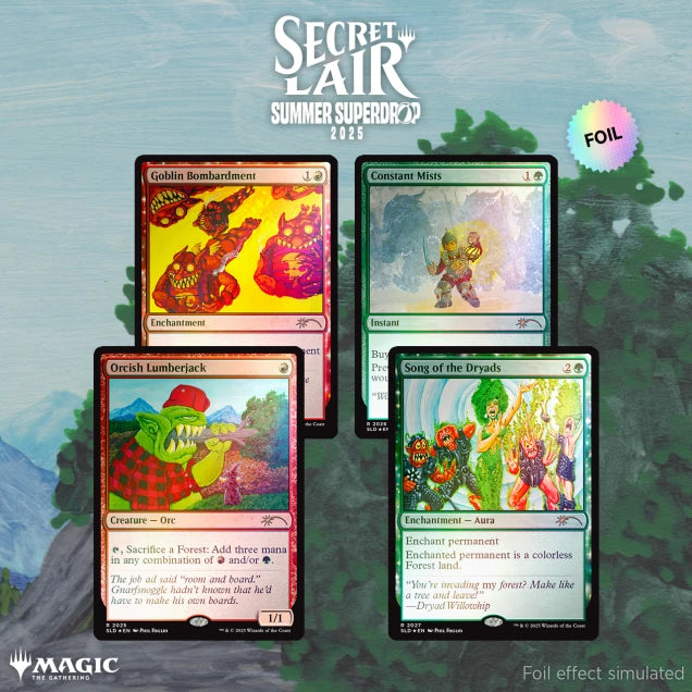 Magic the Gathering - Secret Lair Drop: Summer Superdrop 2025 - Artist Series: Phil Foglio Rainbow Foil Edition