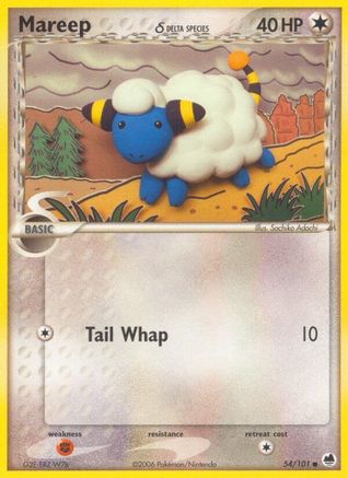 Mareep (Delta Species) 054/101 - Dragon Frontiers - Common