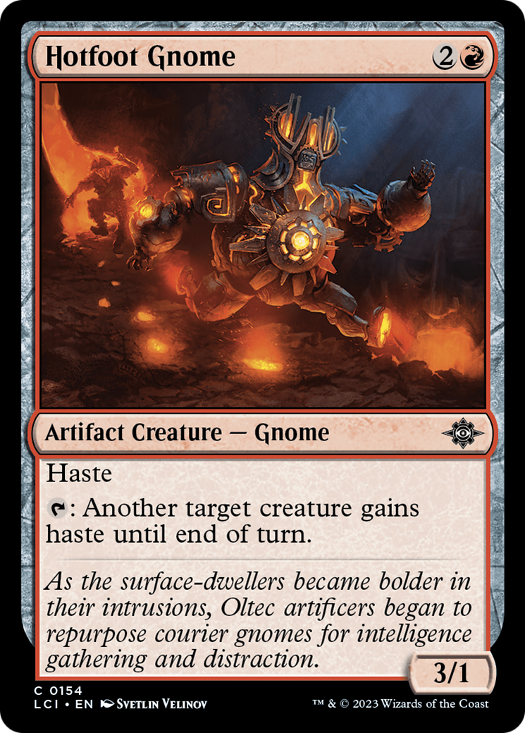 Hotfoot Gnome (LCI-154) - The Lost Caverns of Ixalan Foil