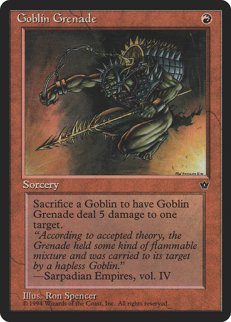 Goblin Grenade (Spencer) (FEM-56) - Fallen Empires