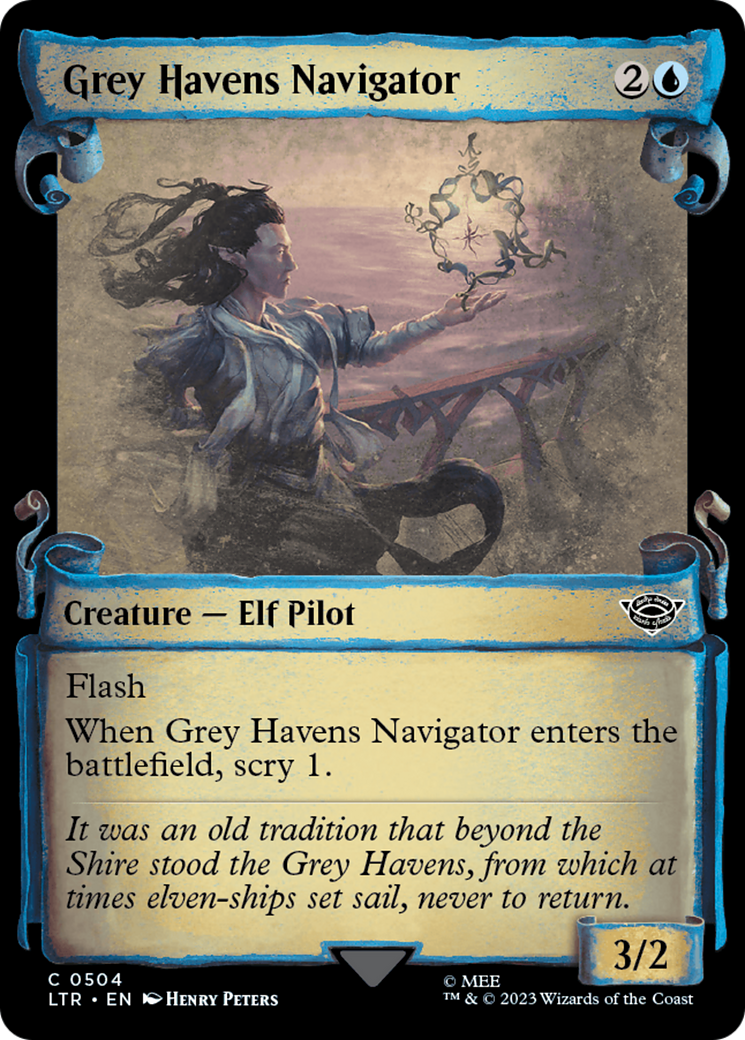Grey Havens Navigator (Showcase Scrolls) (LTR-504) - The Lord of the Rings: Tales of Middle-earth: (Showcase)