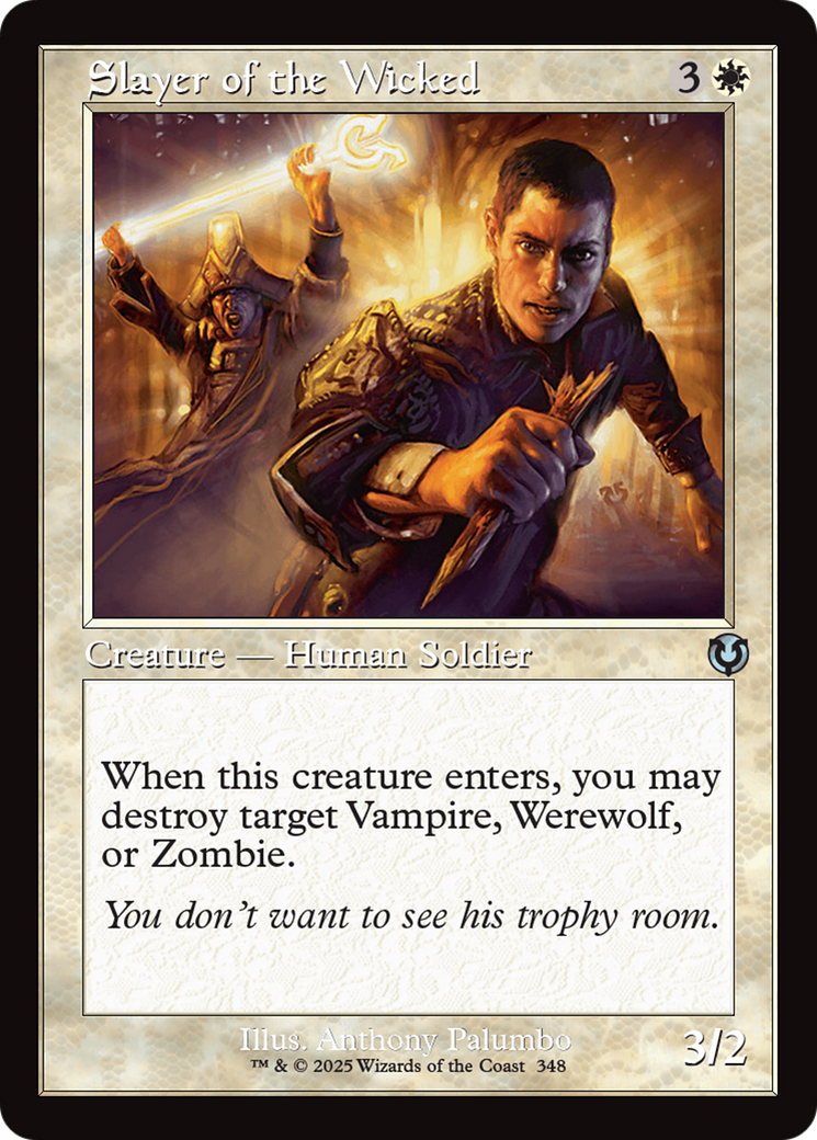 Slayer of the Wicked (INR-348) - Innistrad Remastered Foil
