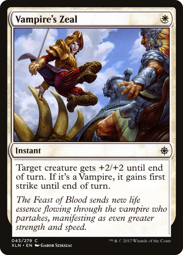 Vampire's Zeal (XLN-043) - Ixalan Foil