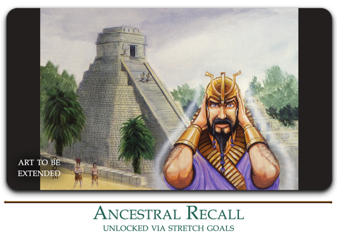Mark Poole Playmat Collection - Ancestral Recall - Signed Premium Stitched Edge Playmat