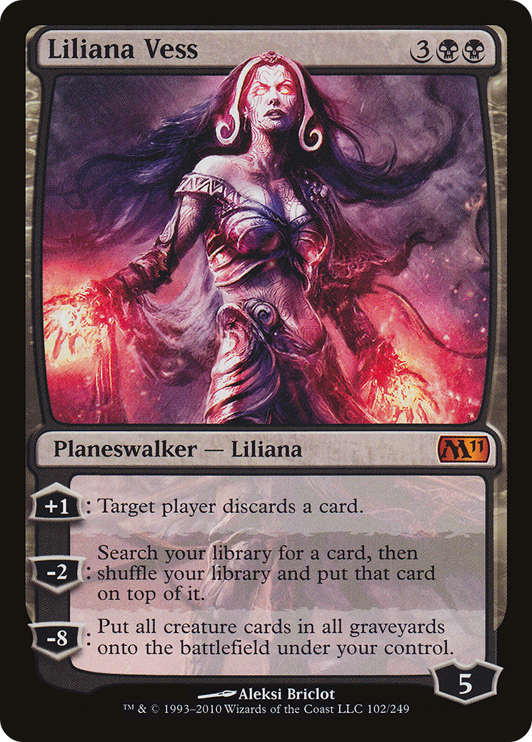 Liliana Vess (M11-102) - Magic 2011 Foil