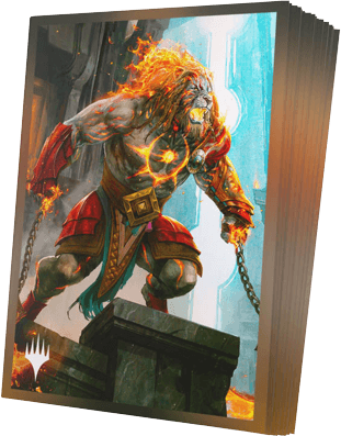 Magic: The Gathering - Reality Fracture Premium Art Sleeves - Ajani, Path of Vengeance